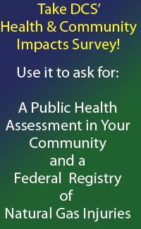 Take DCS'  Natural Gas Health & Impacts Survey